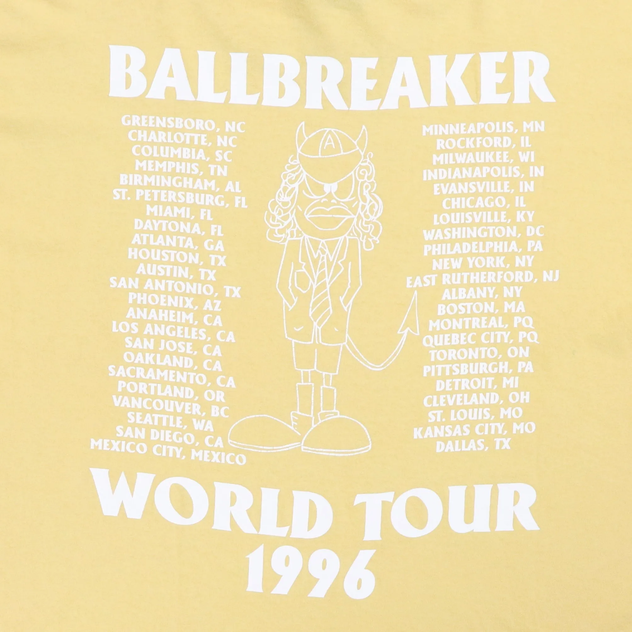 1996 ACDC Ballbreaker Tour Color Change Shirt