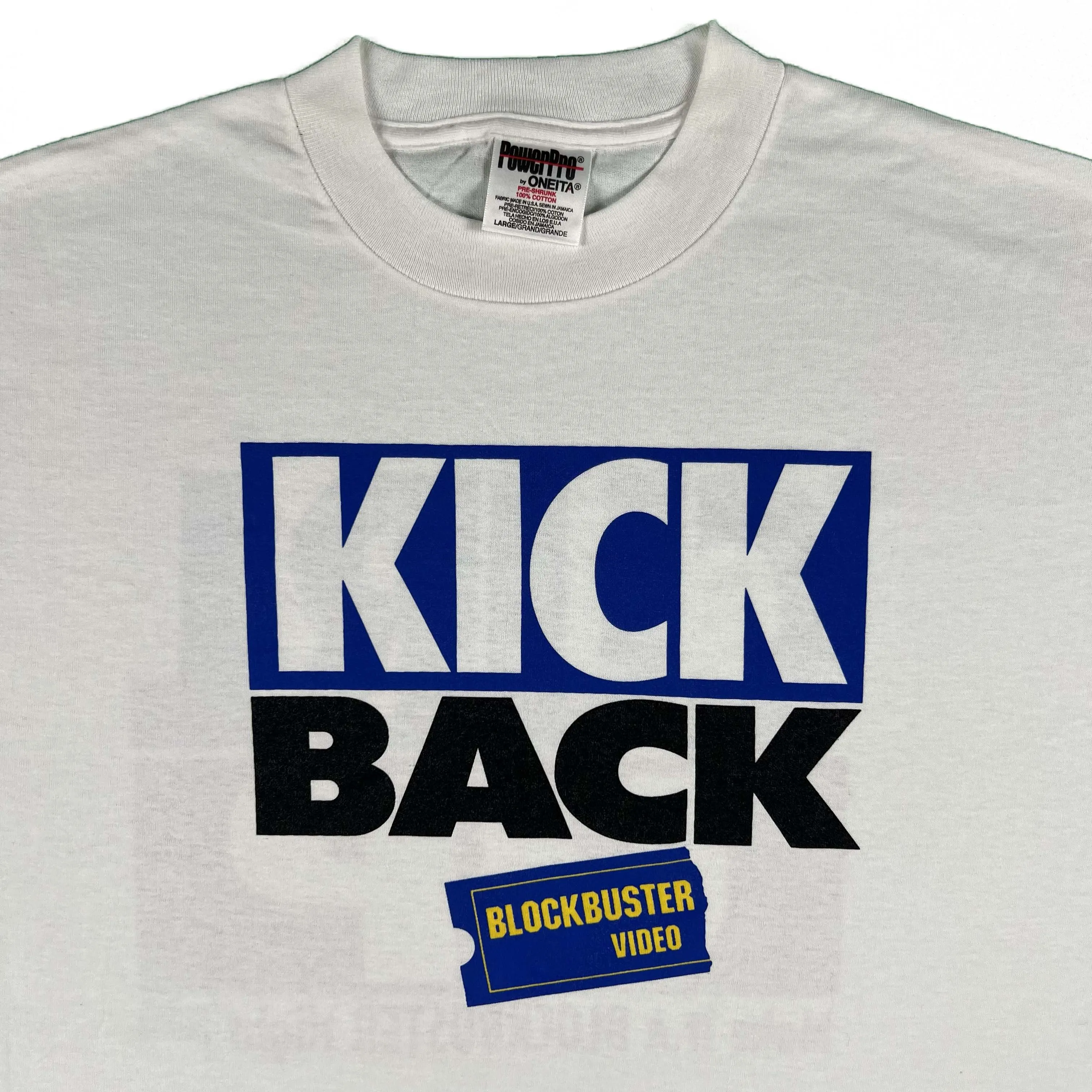 90s 'Kick Back' Blockbuster Tee- XL