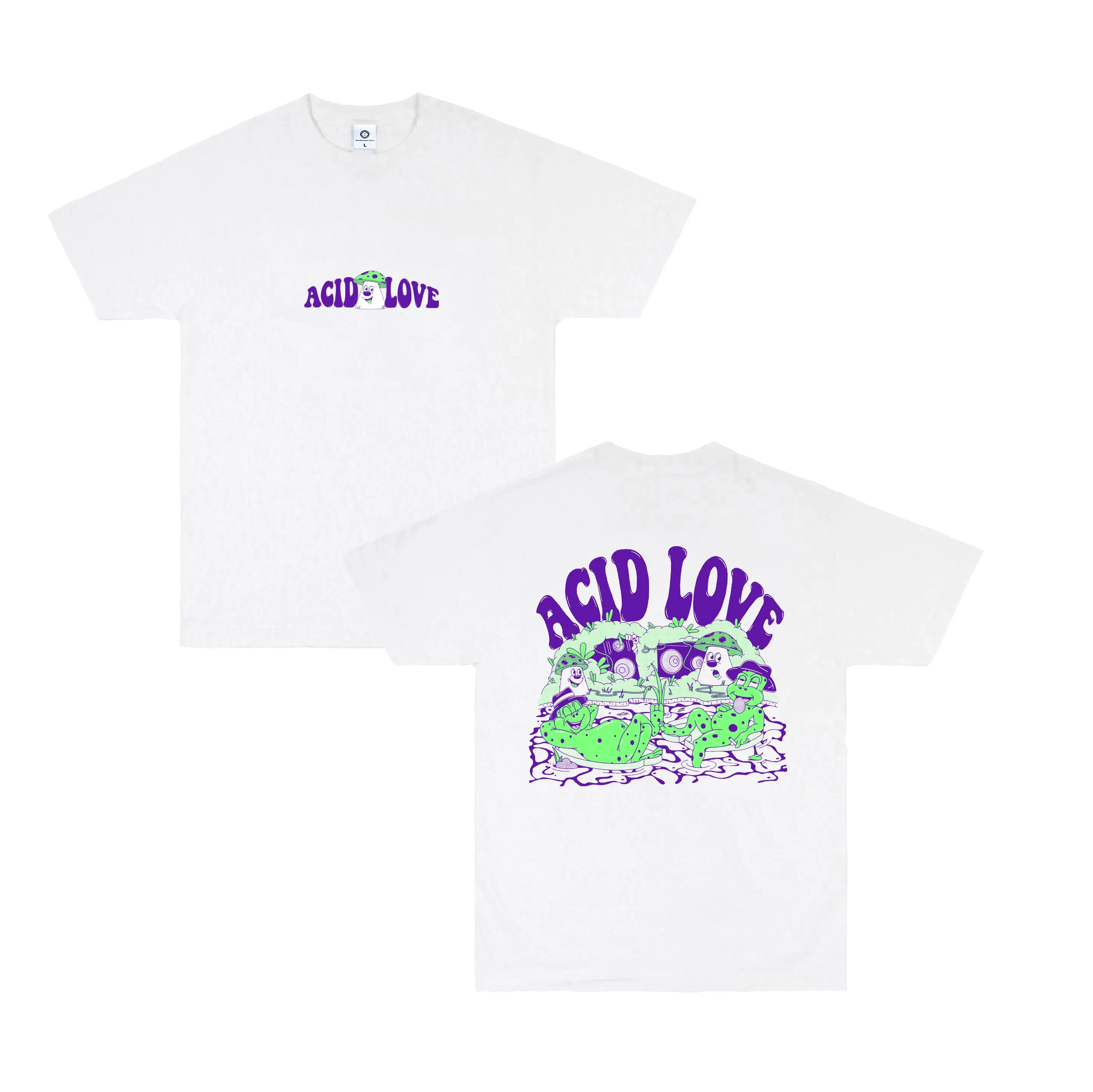 ACID LOVE 0.06 'Journey' Tee - White