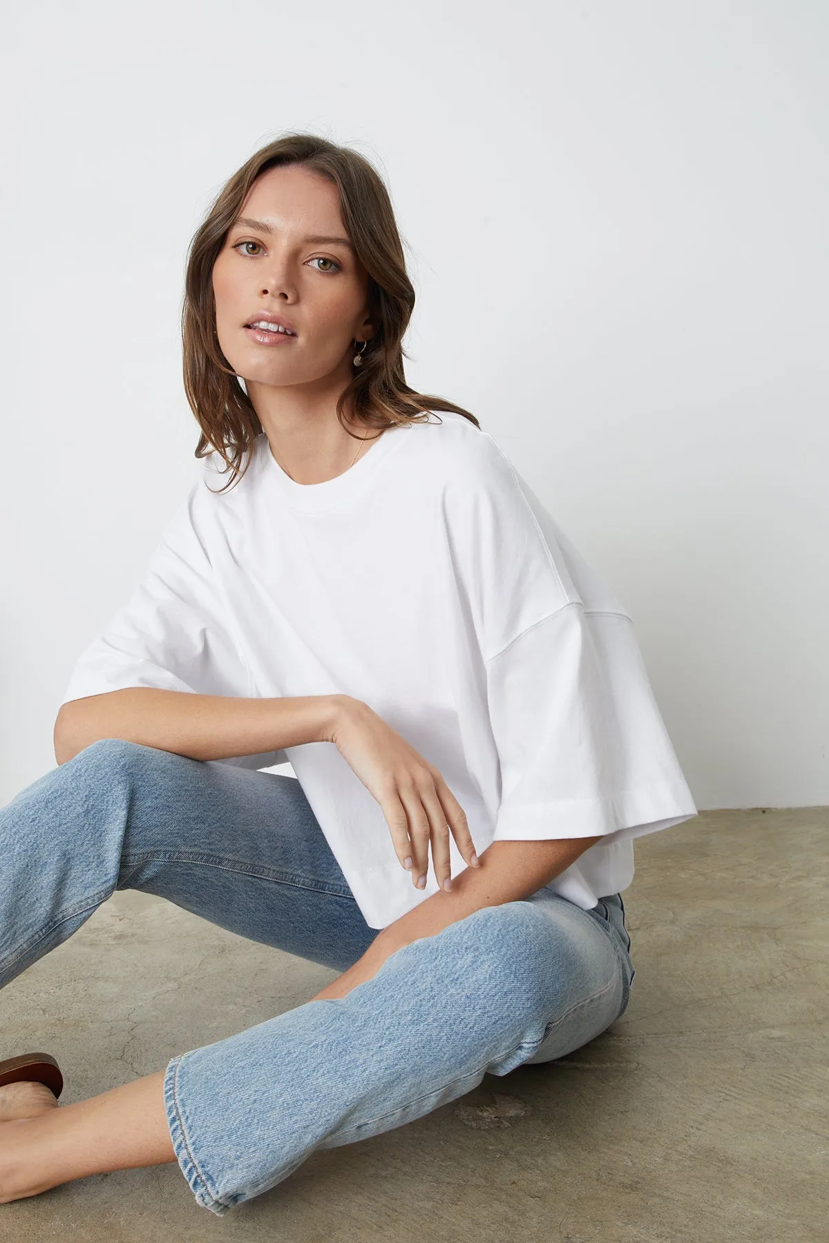 AIMEE OVERSIZED CROPPED TEE