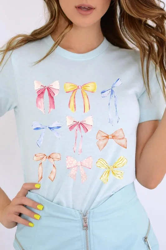 All the Bows Graphic T Shirts