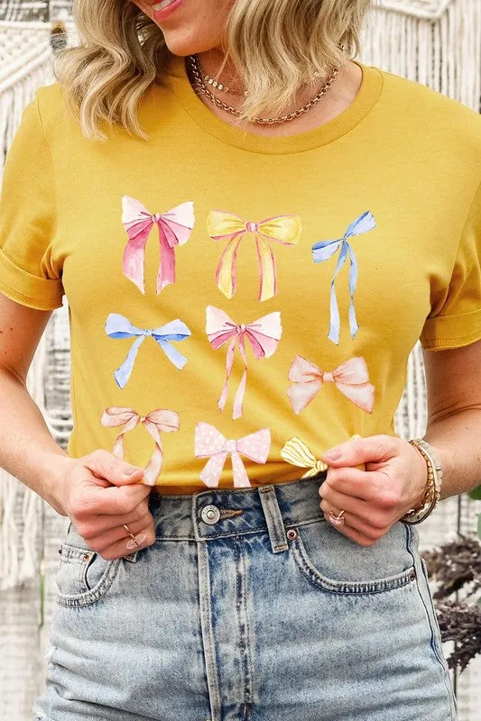 All the Bows Graphic T Shirts