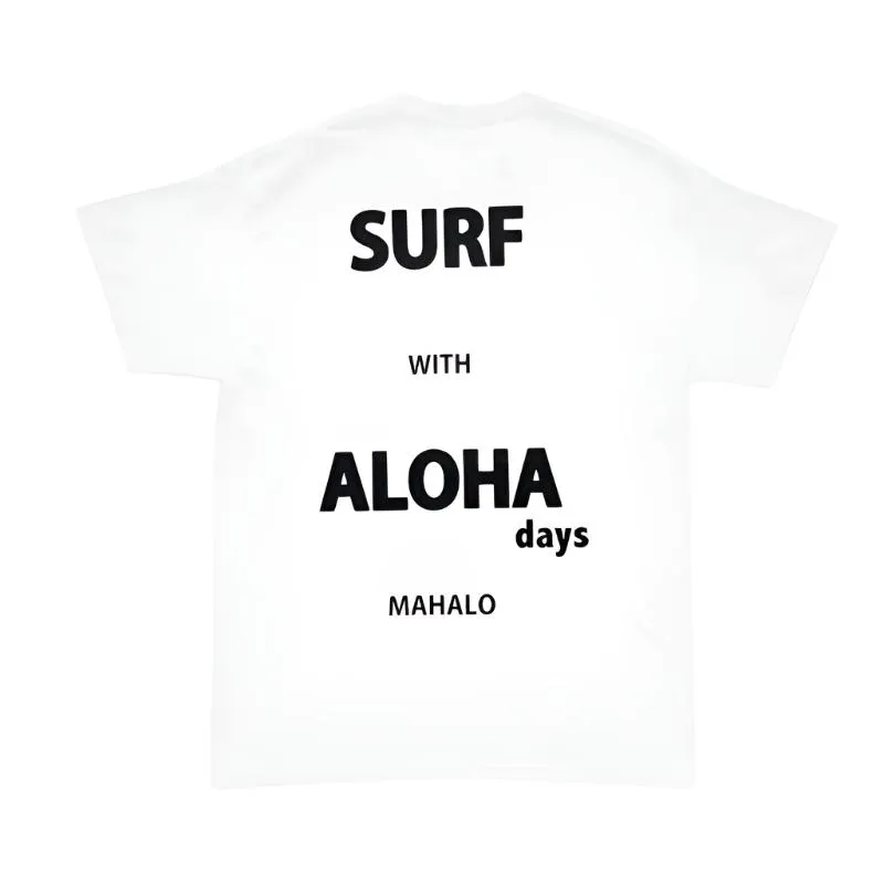 Aloha Days SHAKA LTD. Made in Hawaii S-XL White