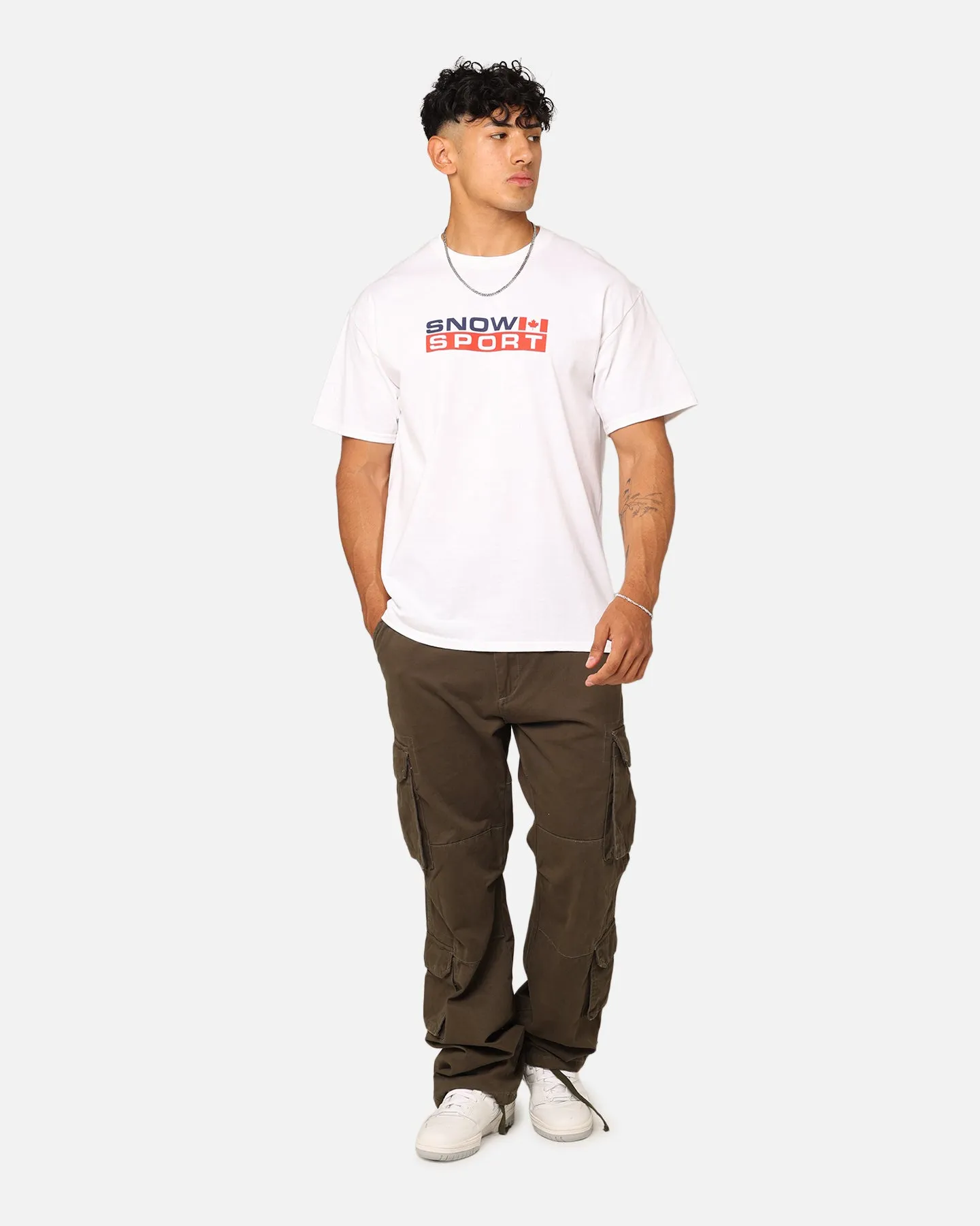 American Thrift Snow Sport T-Shirt White