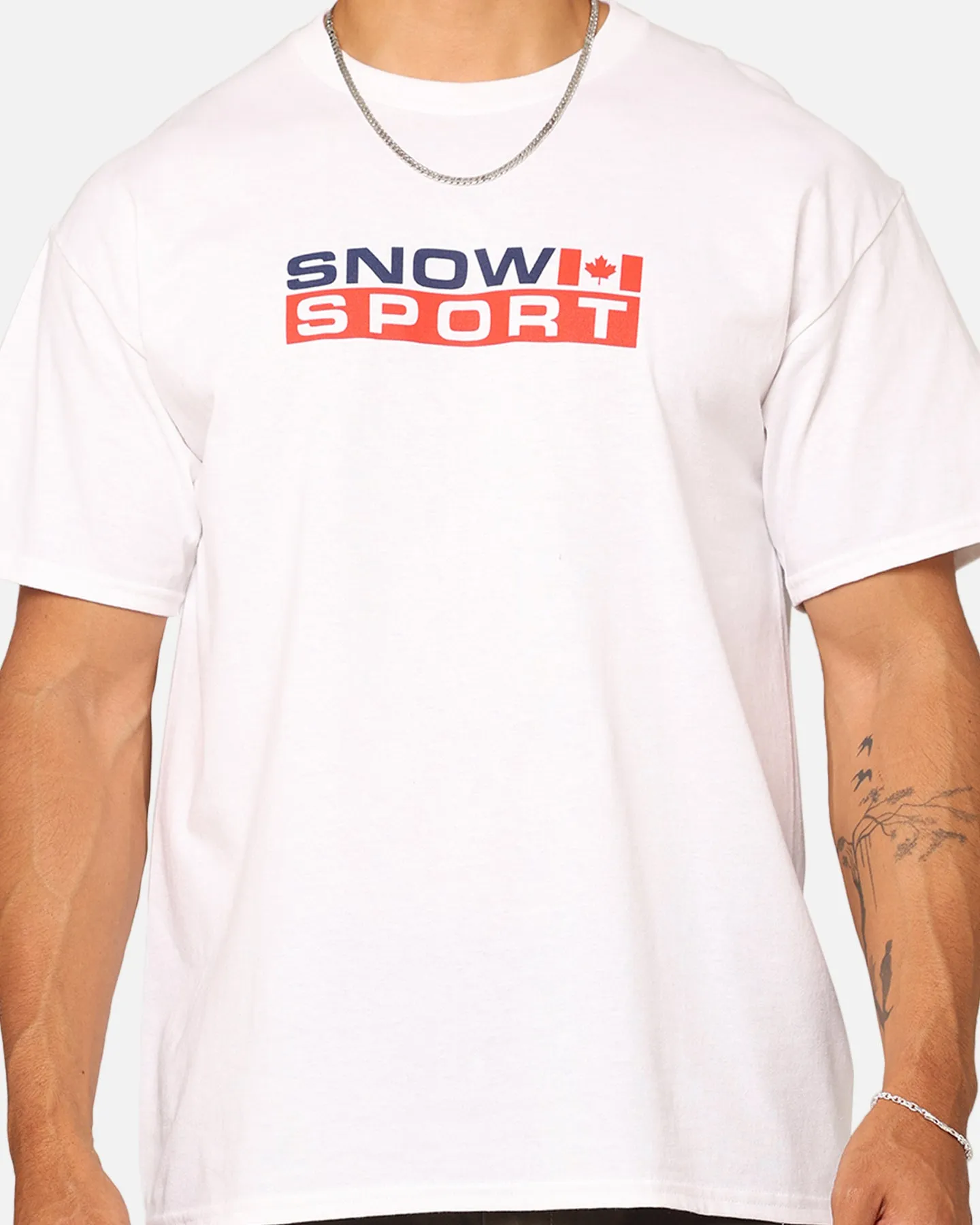 American Thrift Snow Sport T-Shirt White