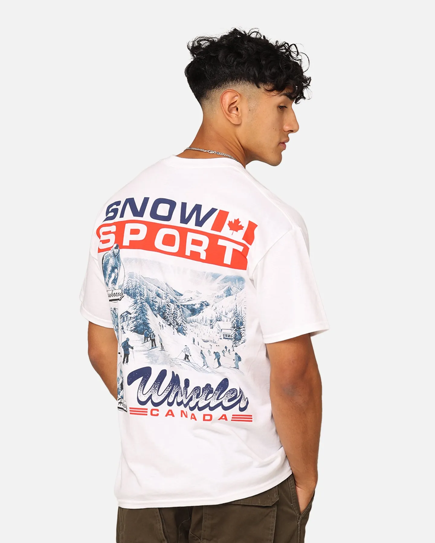 American Thrift Snow Sport T-Shirt White