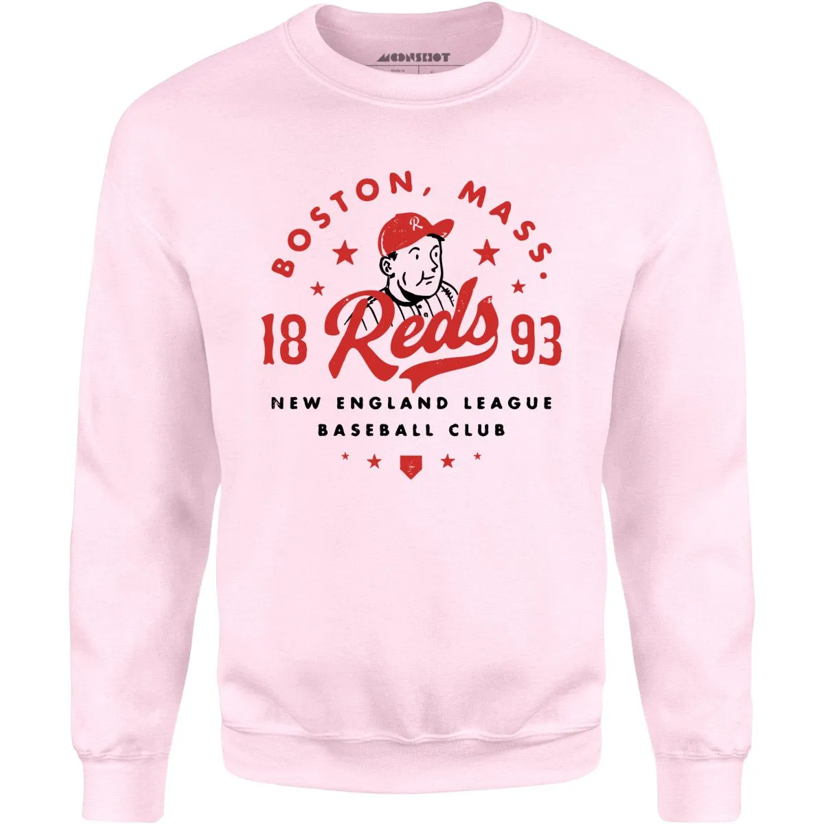 Boston Reds - Massachusetts - Vintage Defunct Baseball Teams - Unisex Sweatshirt