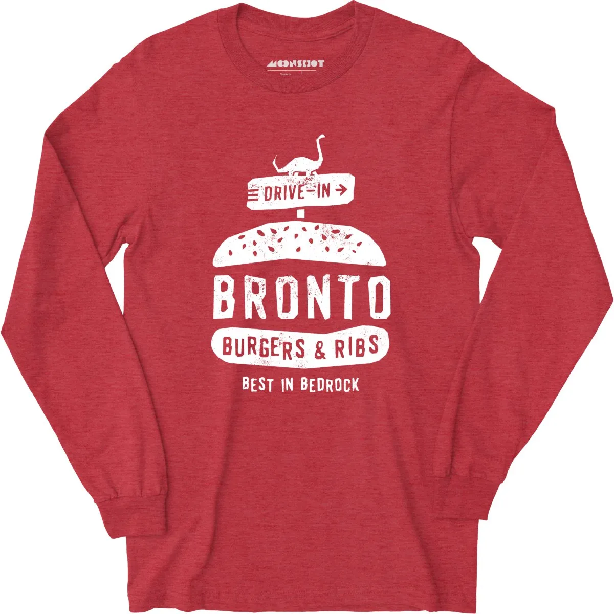 Bronto Burgers & Ribs - Long Sleeve T-Shirt