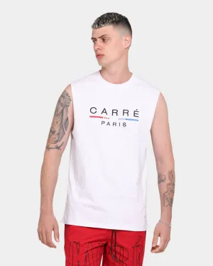 Carré Stripes Classique Muscle T-Shirt White