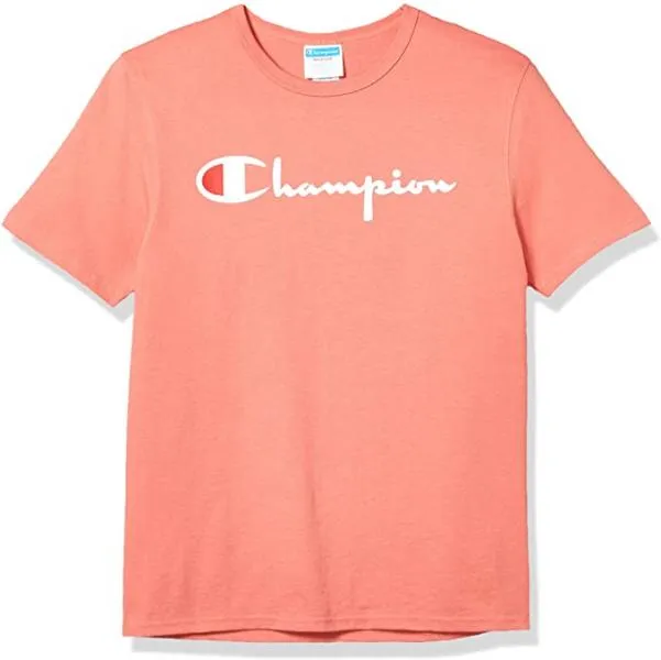 CHAMPION - Men - Script Screenprint Tee - Pink