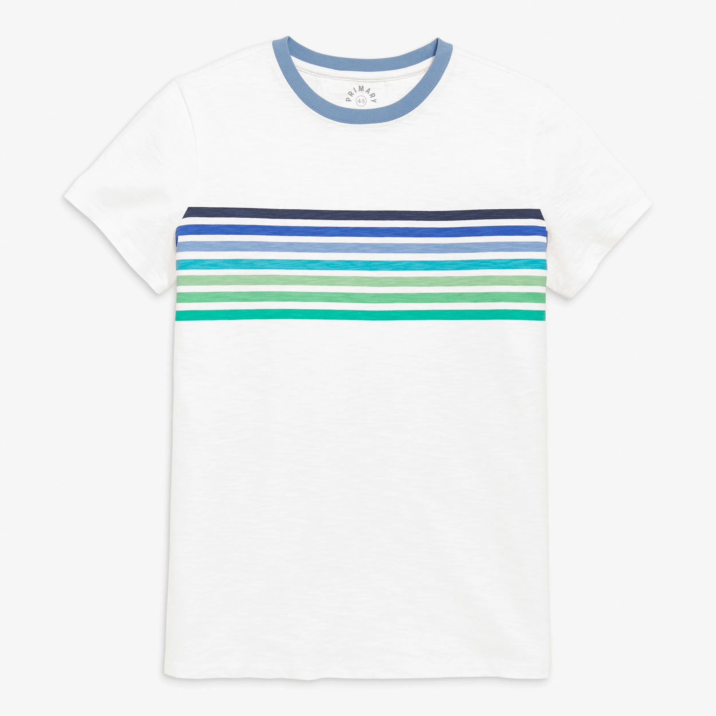 Clearance grown-ups slim fit banner tee in ocean stripes