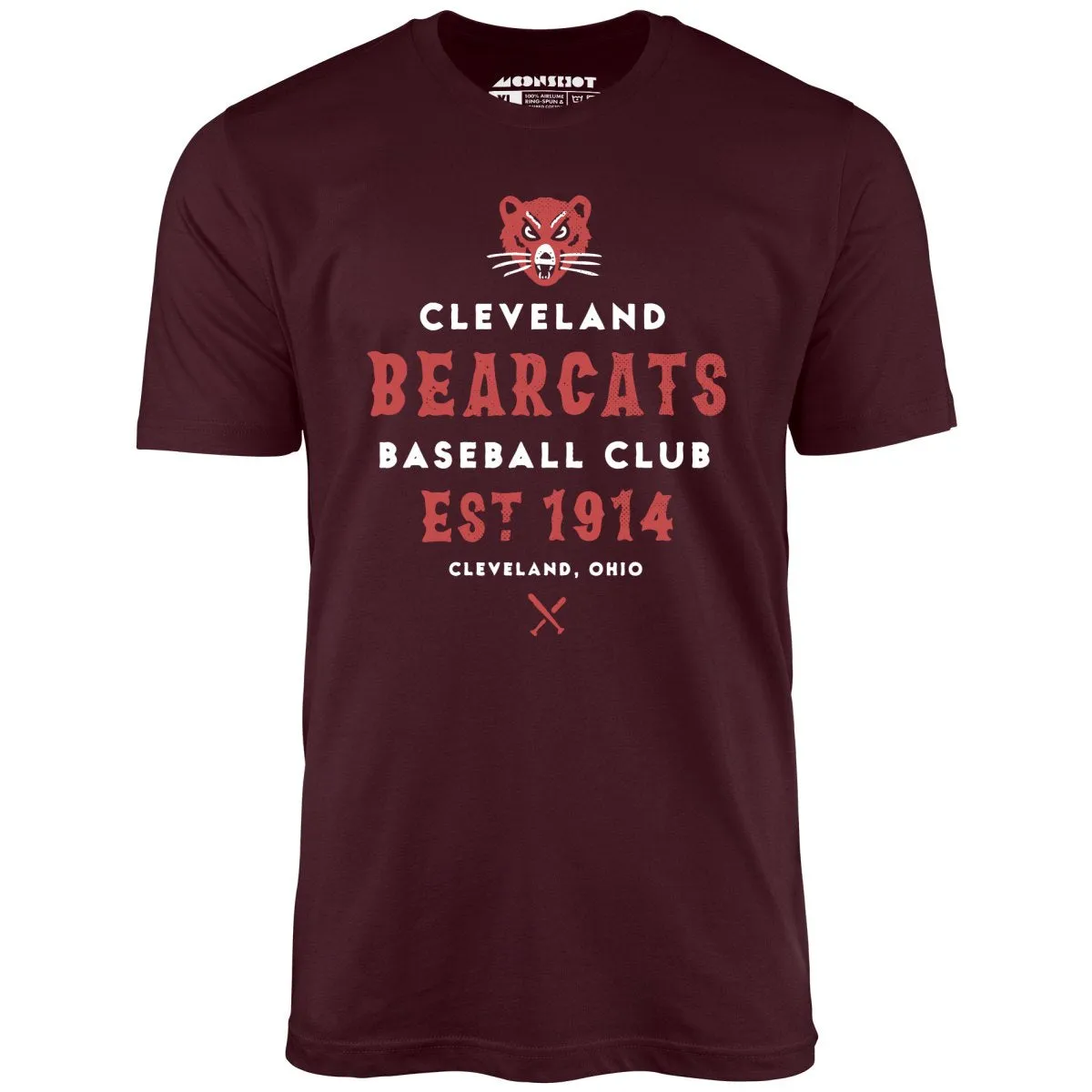 Cleveland Bearcats - Ohio - Vintage Defunct Baseball Teams - Unisex T-Shirt