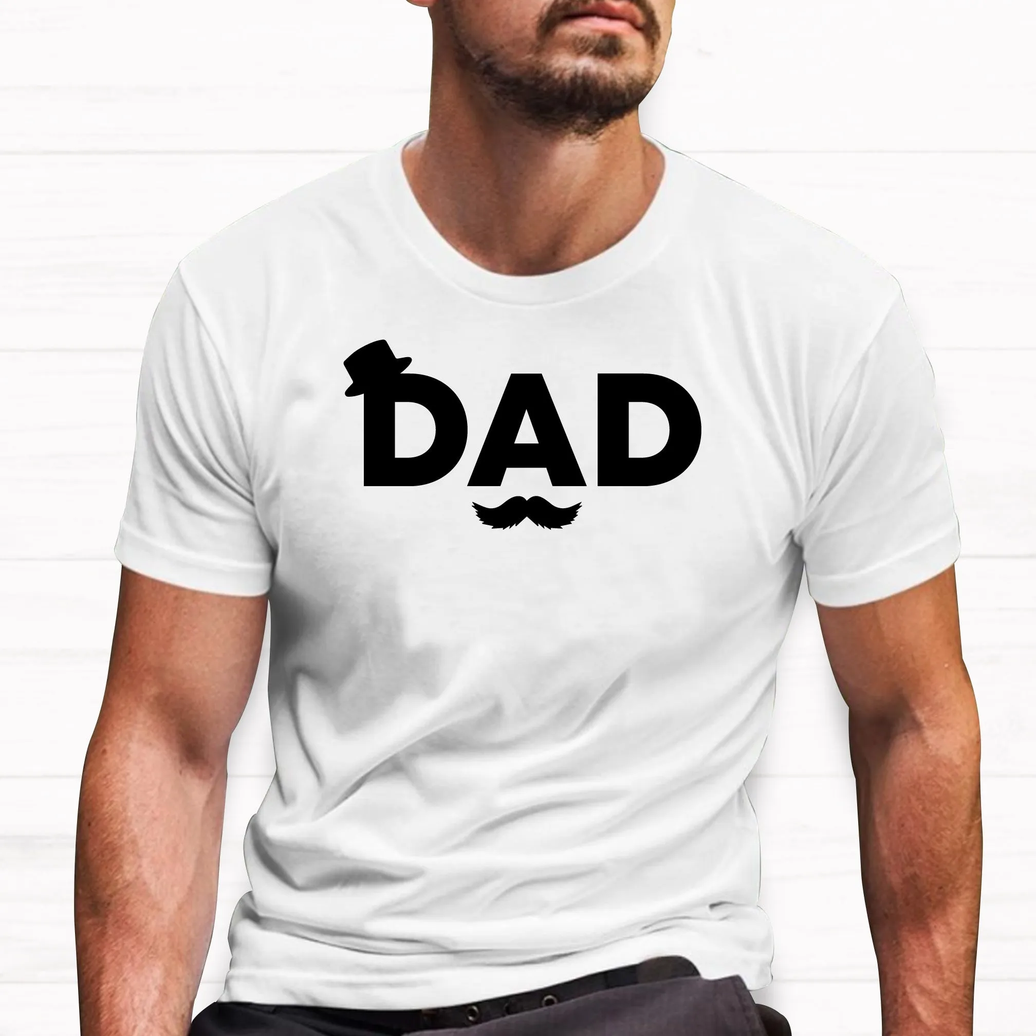 Dad Mustache Tees