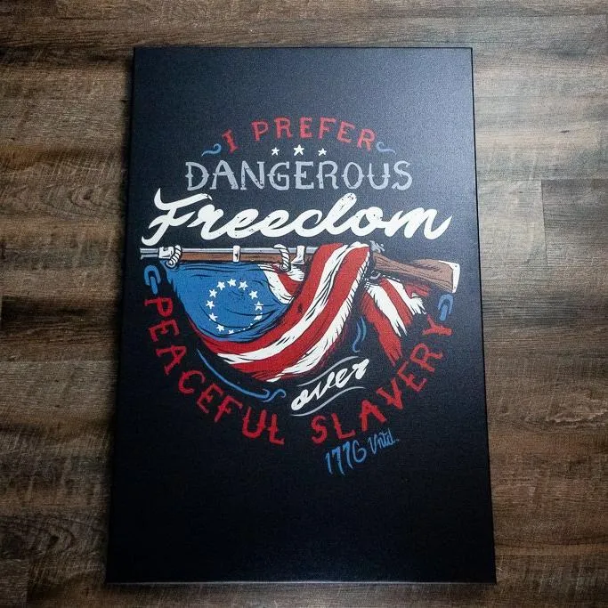 Dangerous Freedom Canvas