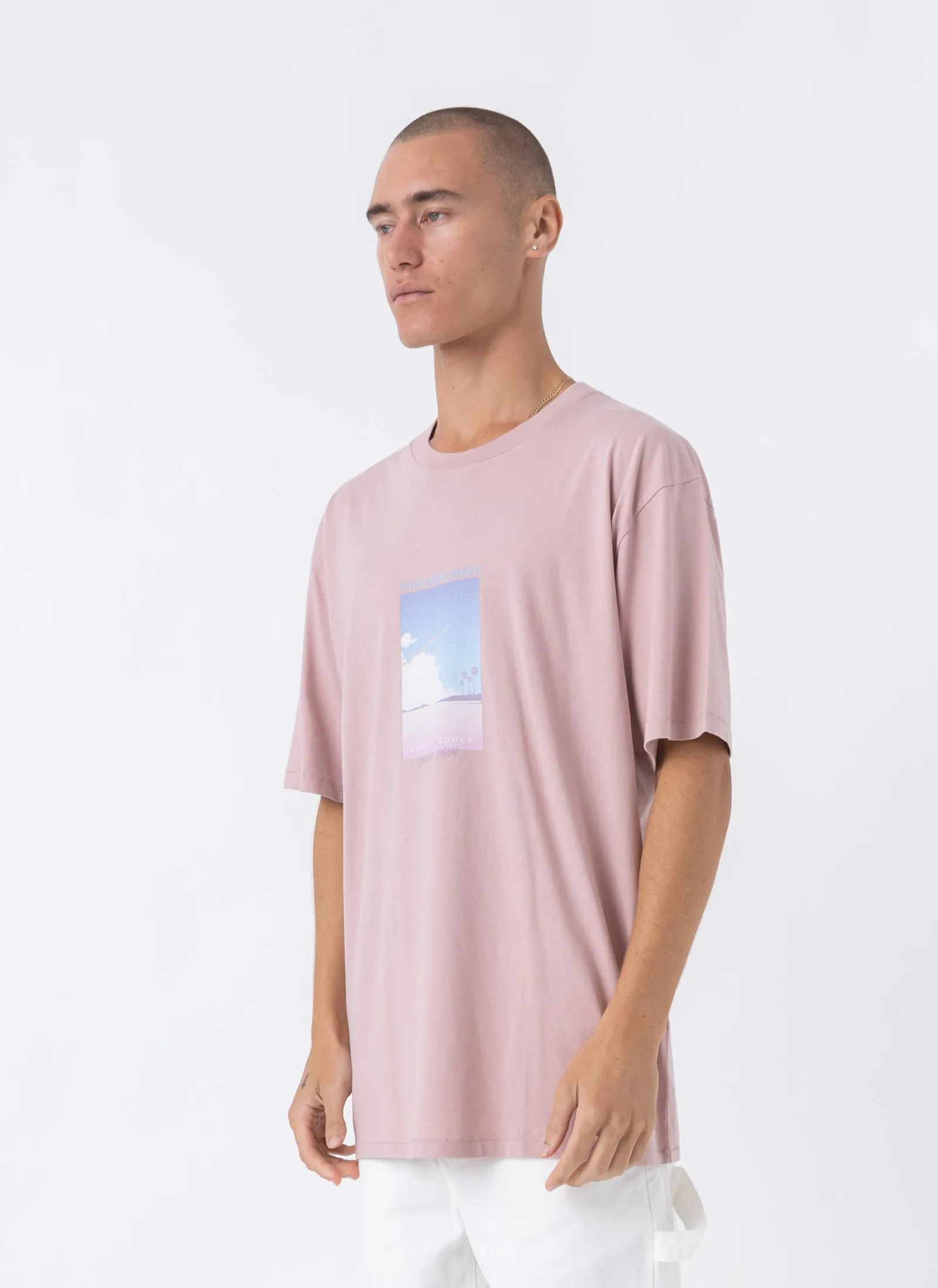 Disco Homie Tee Old Rose