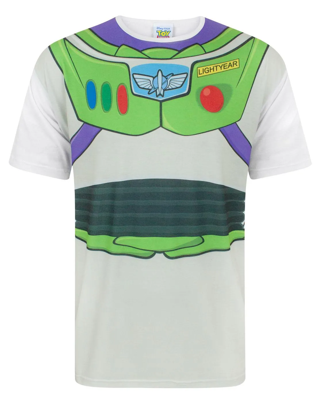 Disney Pixar Toy Story Woody Buzz Lightyear Costume T-Shirt Multi 2 PK Bundle