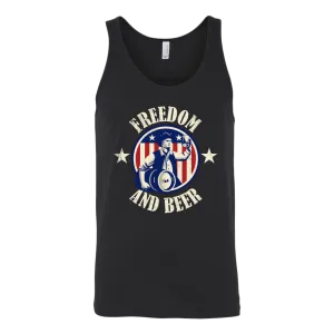 Freedom And Beer Tank Top