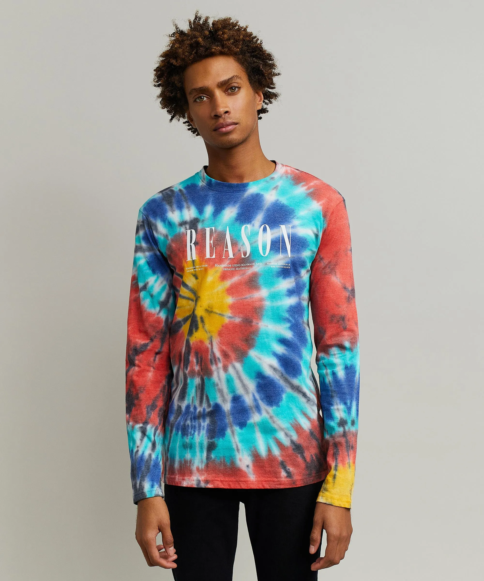 Freedom Tie Dye Long Sleeve Logo Tee