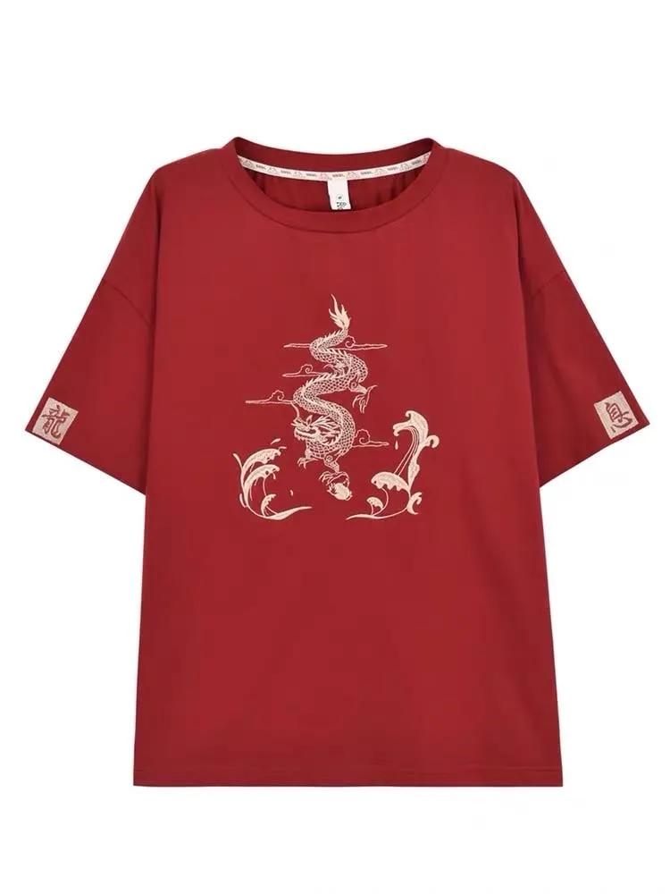 Golden Dragon Chinese Unisex Tees