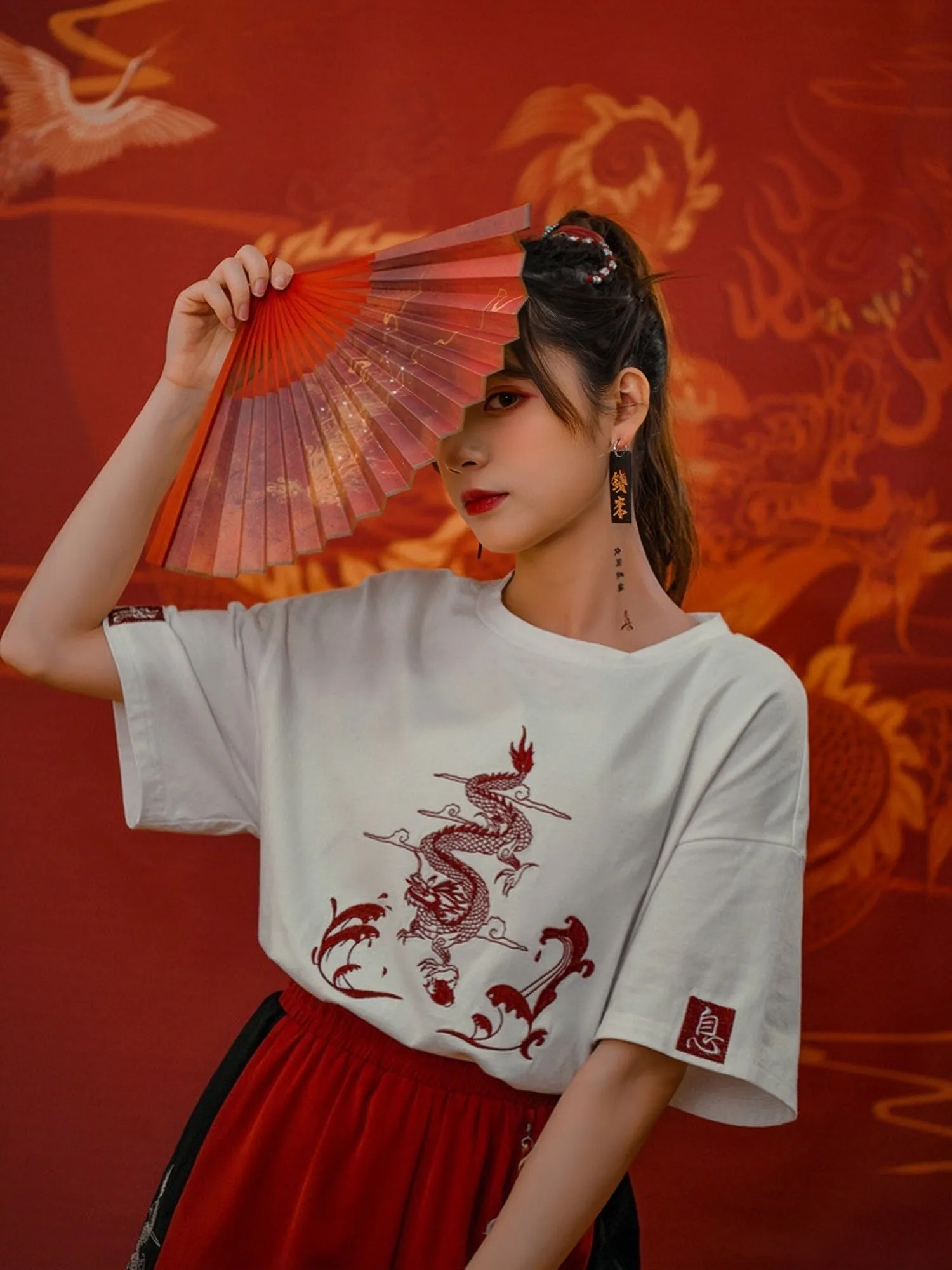 Golden Dragon Chinese Unisex Tees