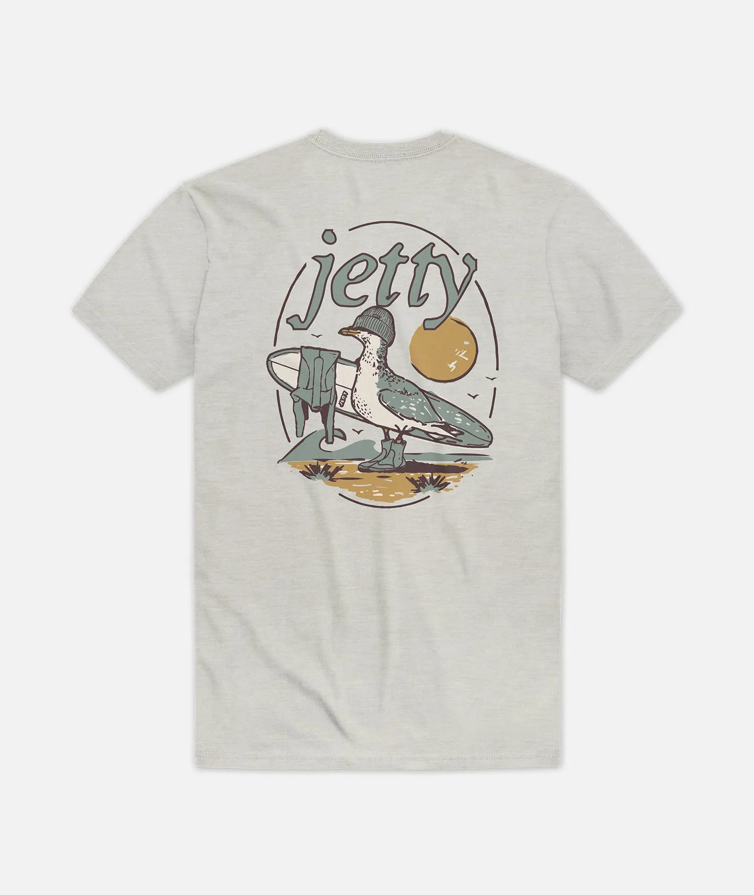 Gull Tee - Heather Grey