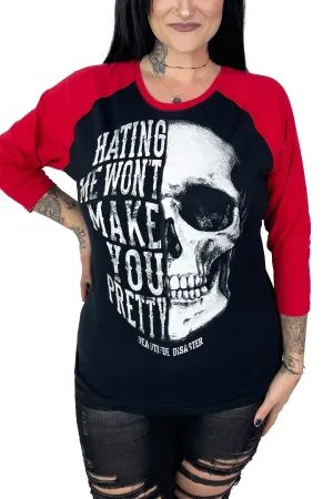 Hating Me Raglan Red/Blk