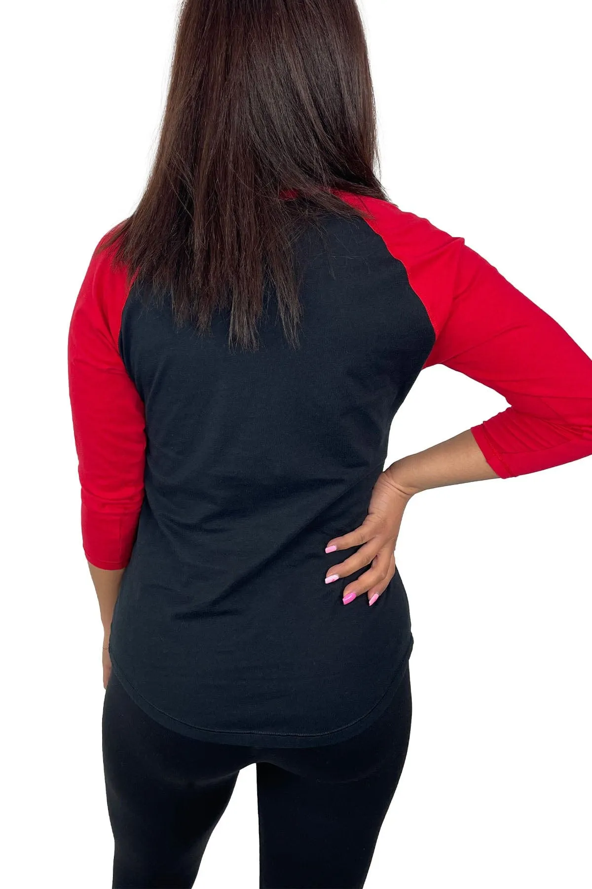 Hating Me Raglan Red/Blk