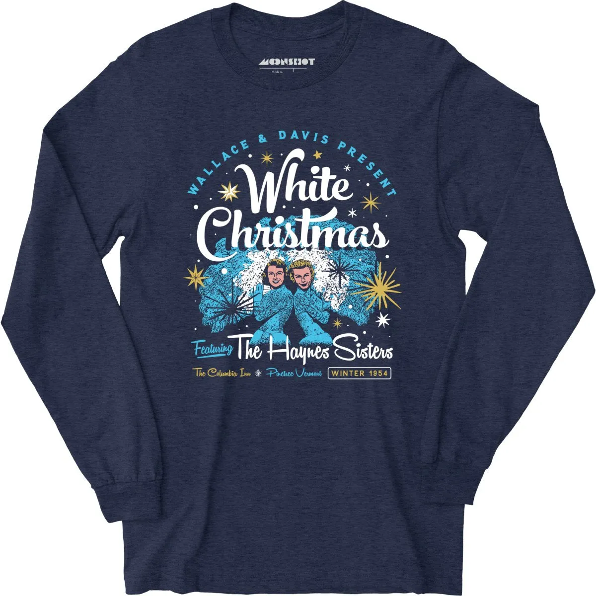 Haynes Sisters White Christmas 1954 - Long Sleeve T-Shirt