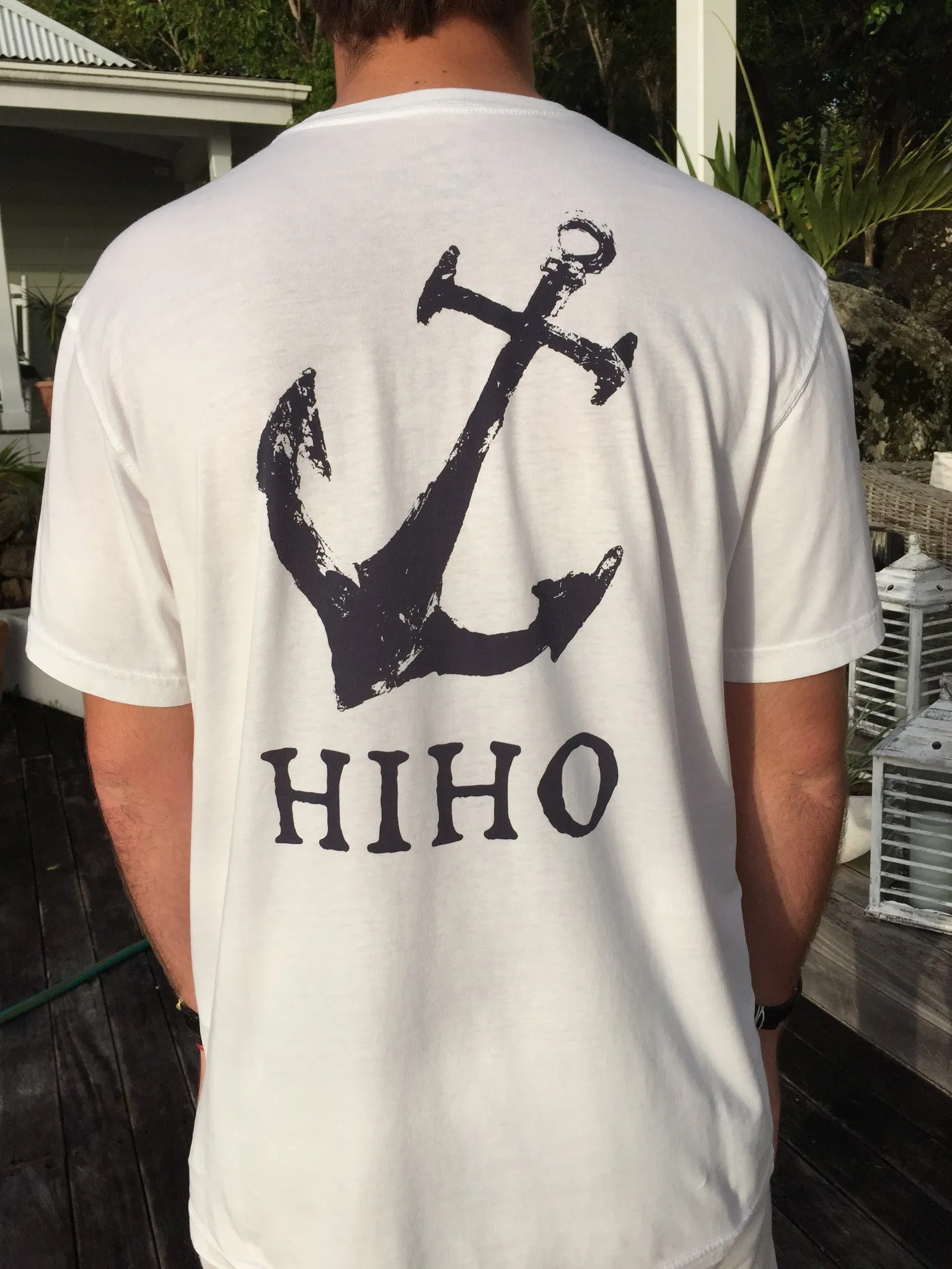 HIHO Anchor T-Shirt - white