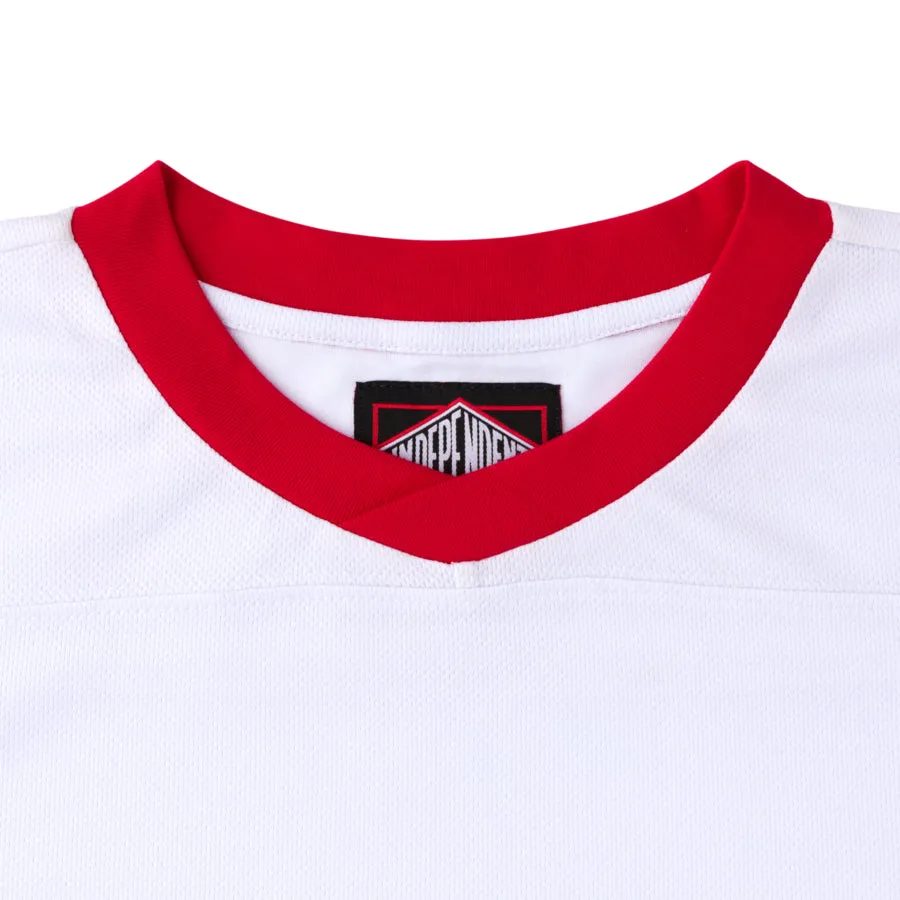 Independent ITC Streak Jersey Top White