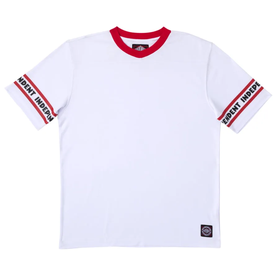 Independent ITC Streak Jersey Top White