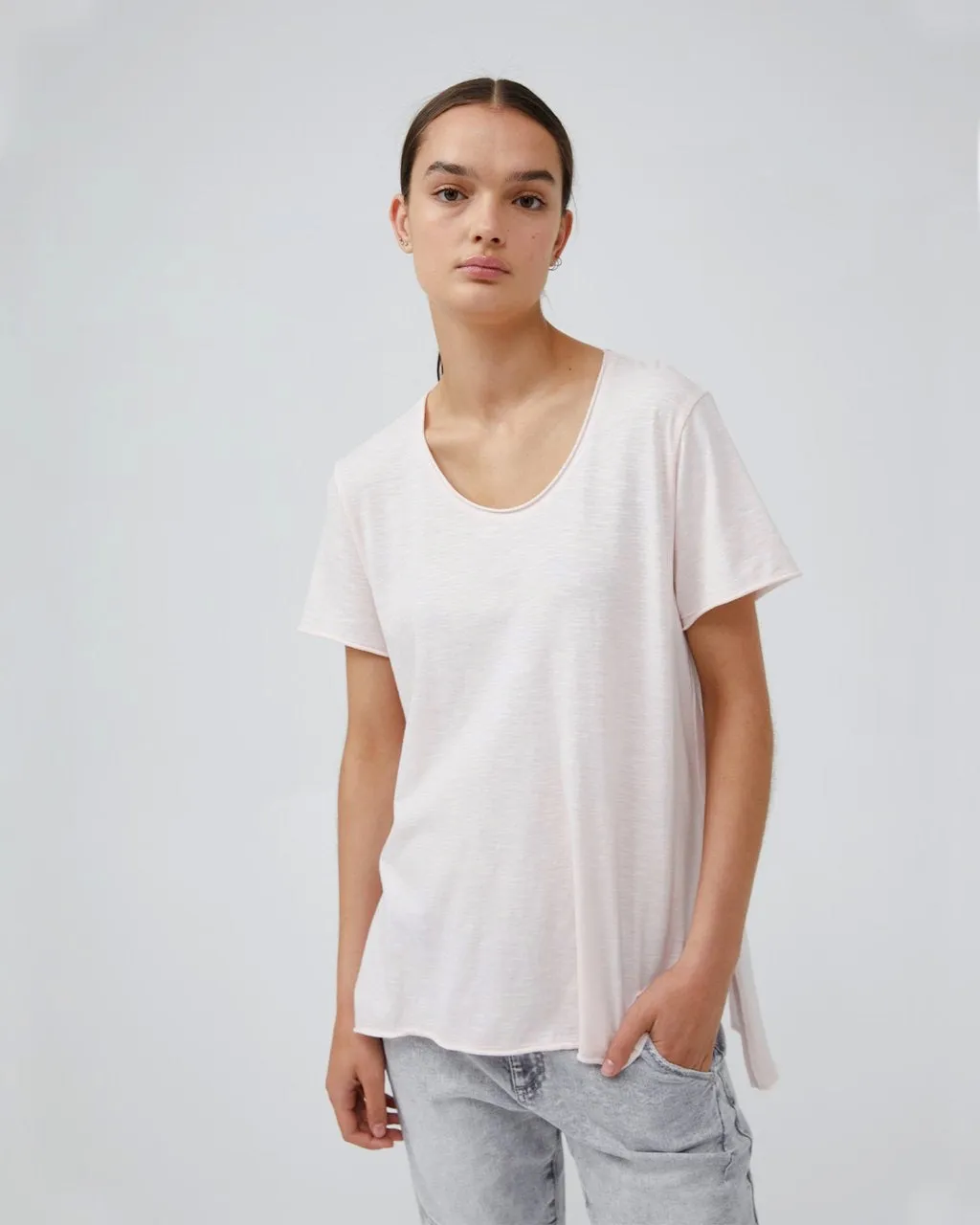 JAC   MOOKI CINDY TEE-SHIRT IN HEAVENLY PINK