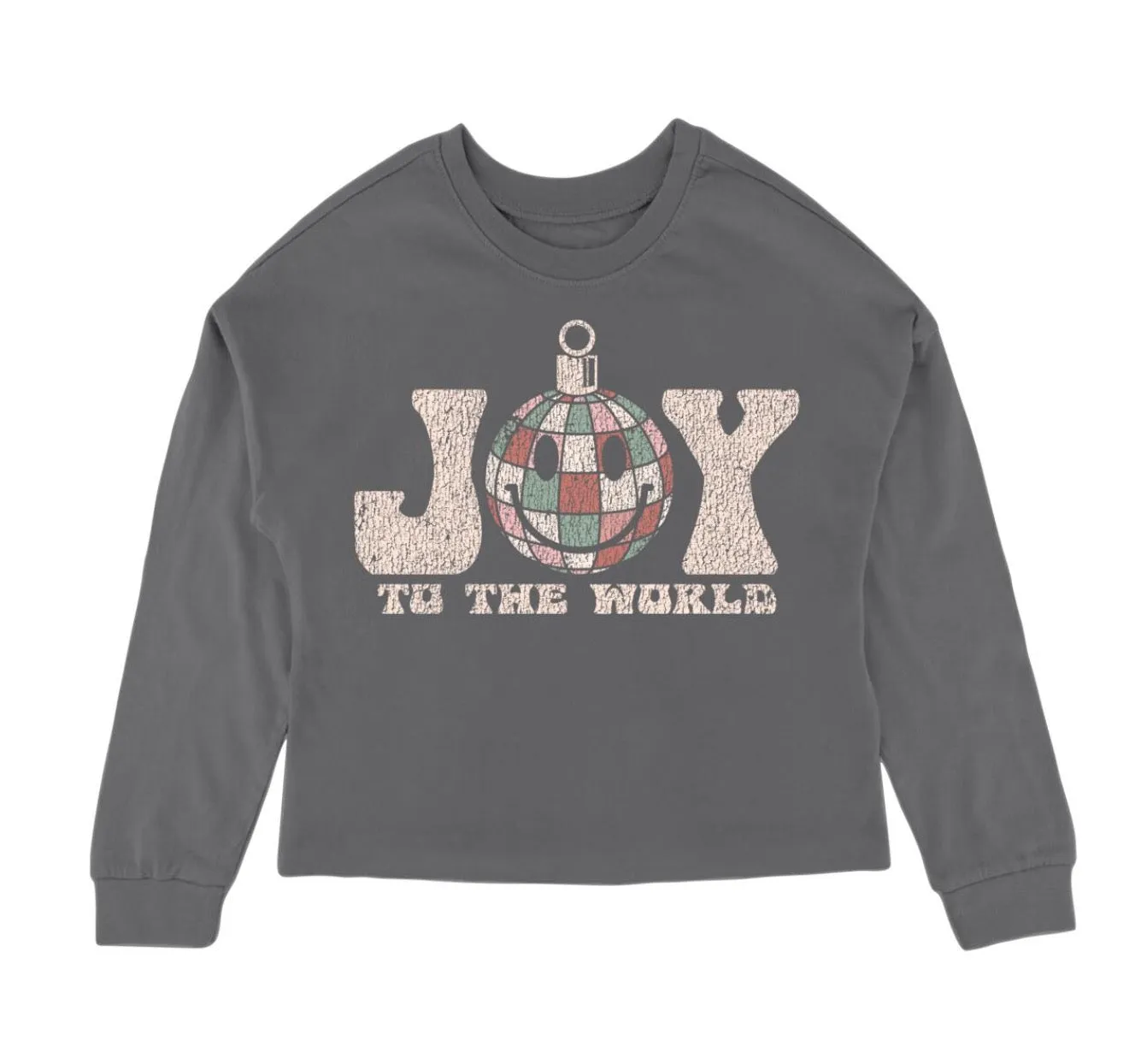 Joy To The World Oversized L/S Tee