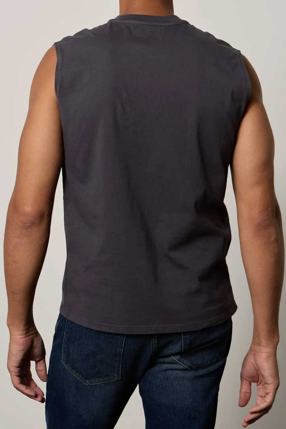 LAYNE CREW NECK MUSCLE TEE