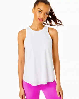 Lilly Pulitzer UPF 50  Luxletic Westley Tank Resort White