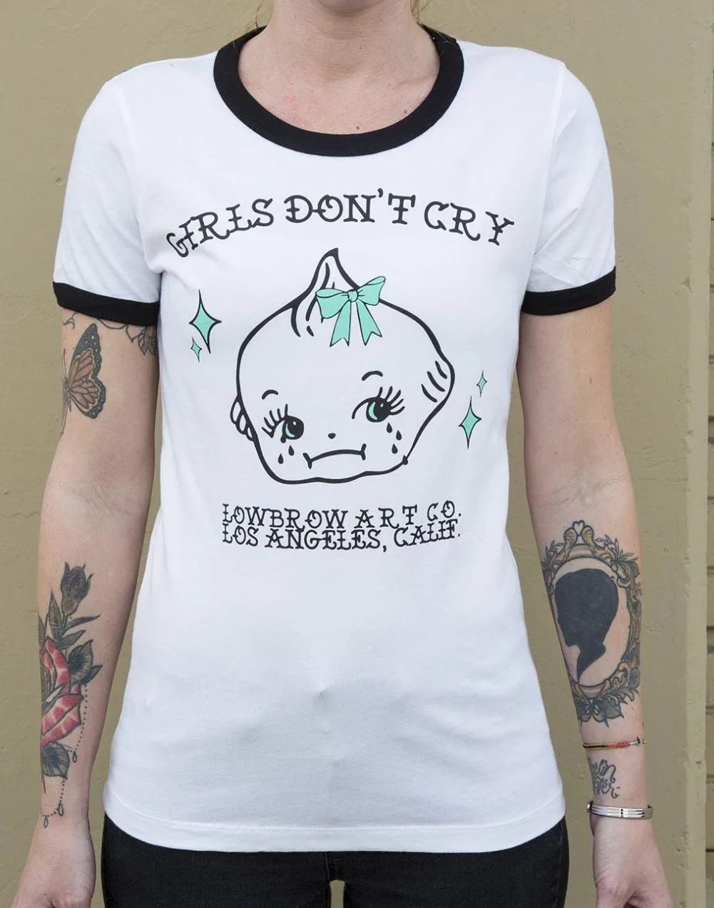 Lowbrow Girls Donâ€™t Cry Womens Tee