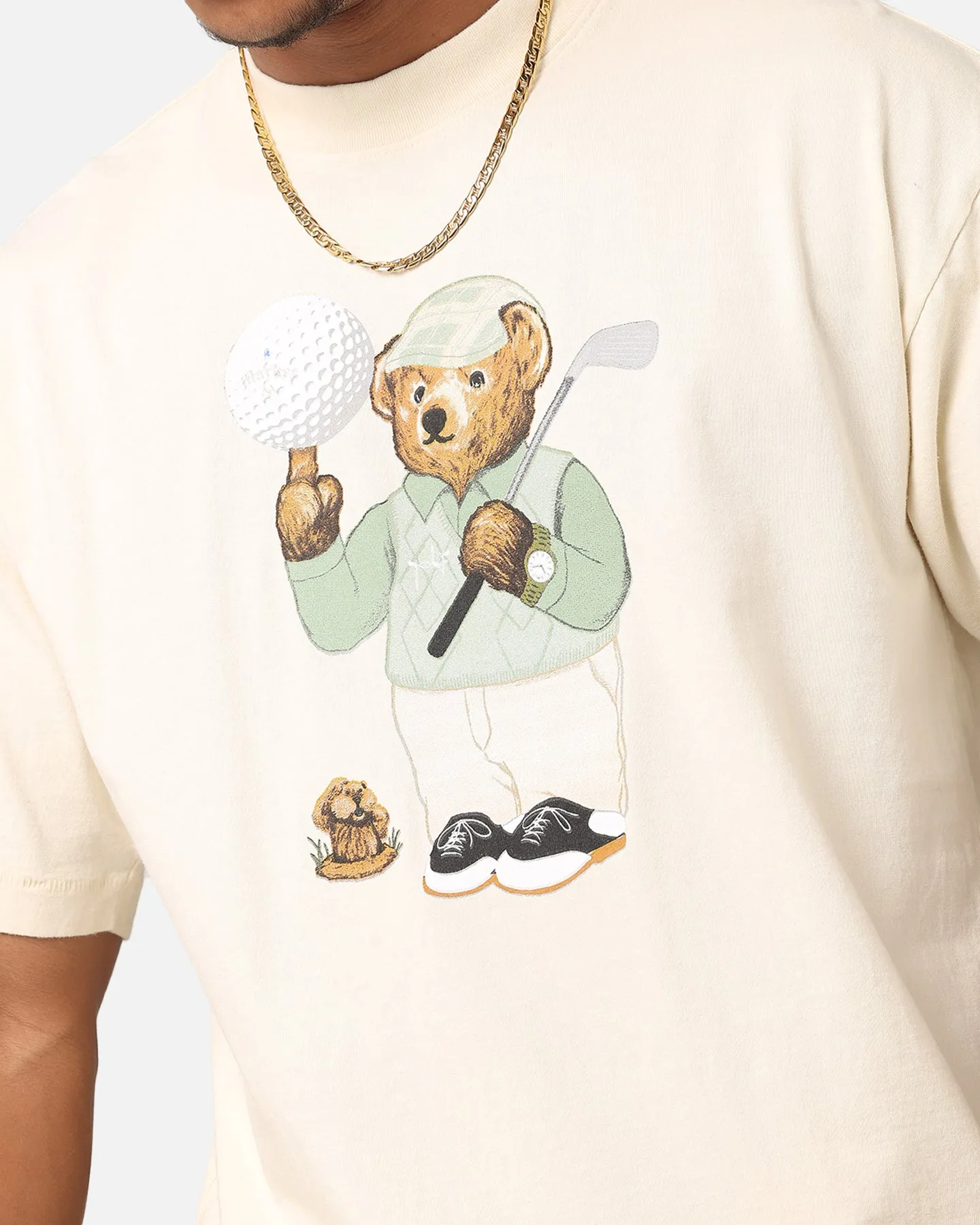 Market Par 5 Bear T-Shirt Ecru