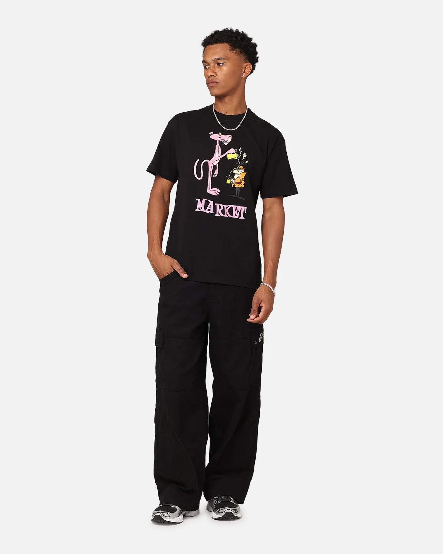 Market Pink Panther Pourover T-Shirt Black