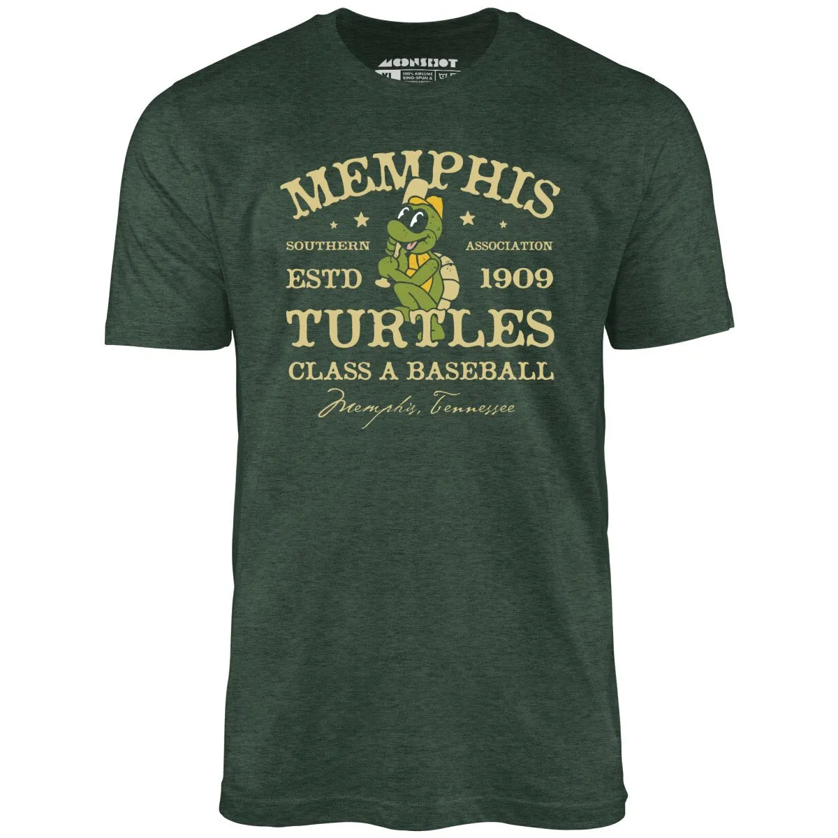 Memphis Turtles - Tennessee - Vintage Defunct Baseball Teams - Unisex T-Shirt