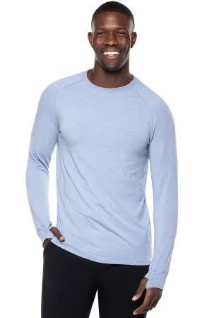 Men's LumaLeo Long Sleeve T-Shirt | Light Blue Heather