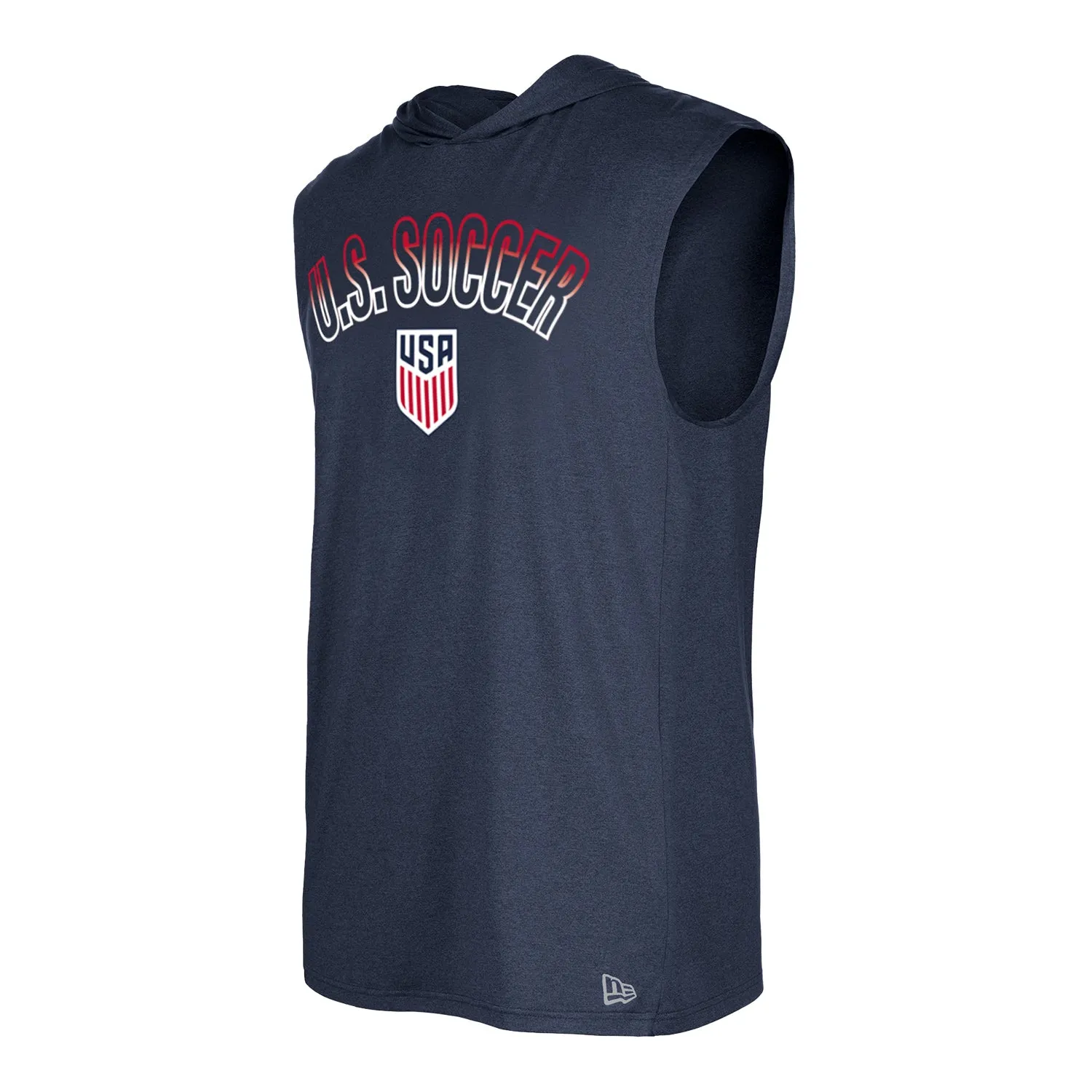 Men's New Era USMNT Navy Sleeveless Hoodie