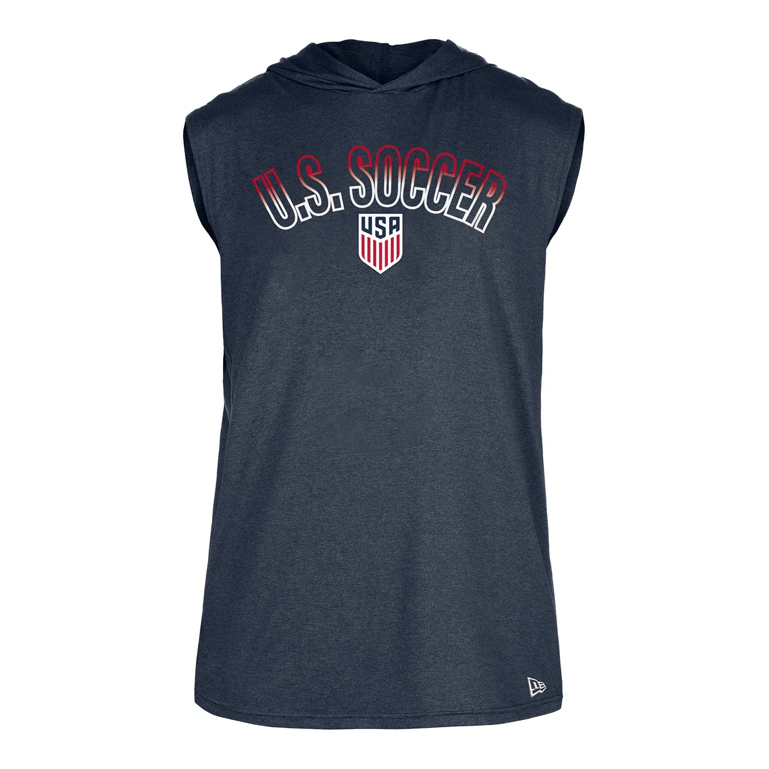 Men's New Era USMNT Navy Sleeveless Hoodie