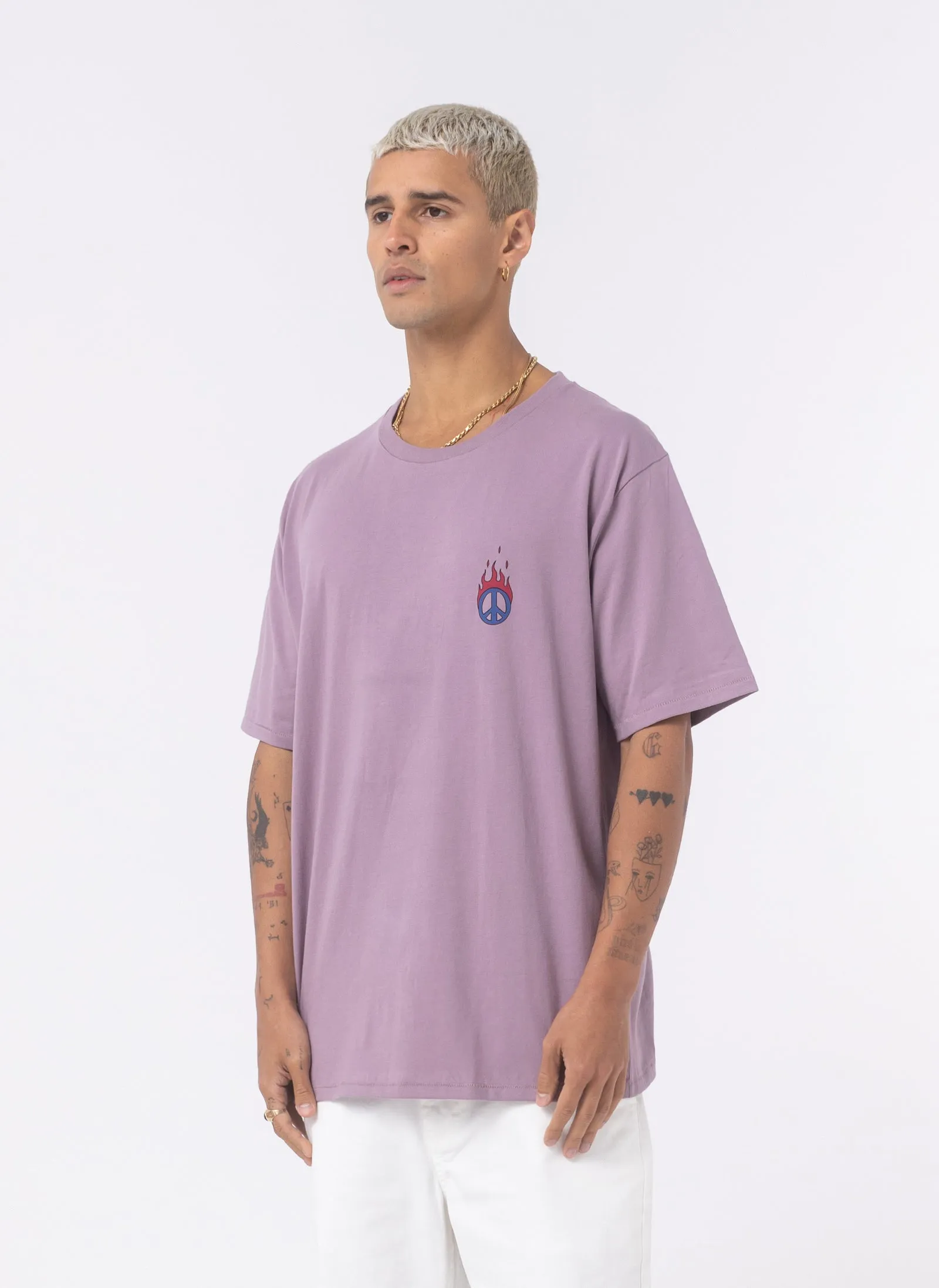 More Waves Tee Dusty Lilac