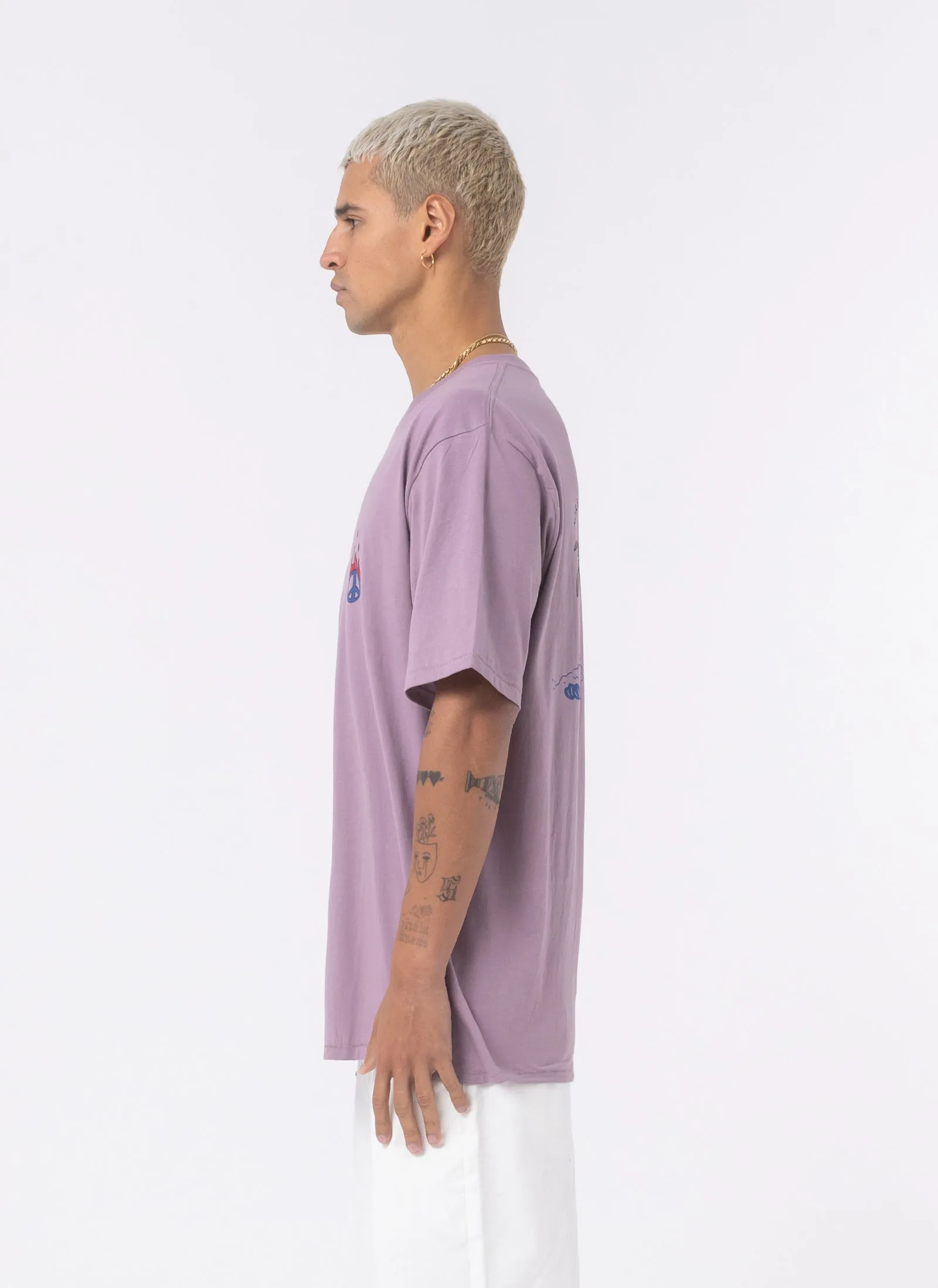 More Waves Tee Dusty Lilac