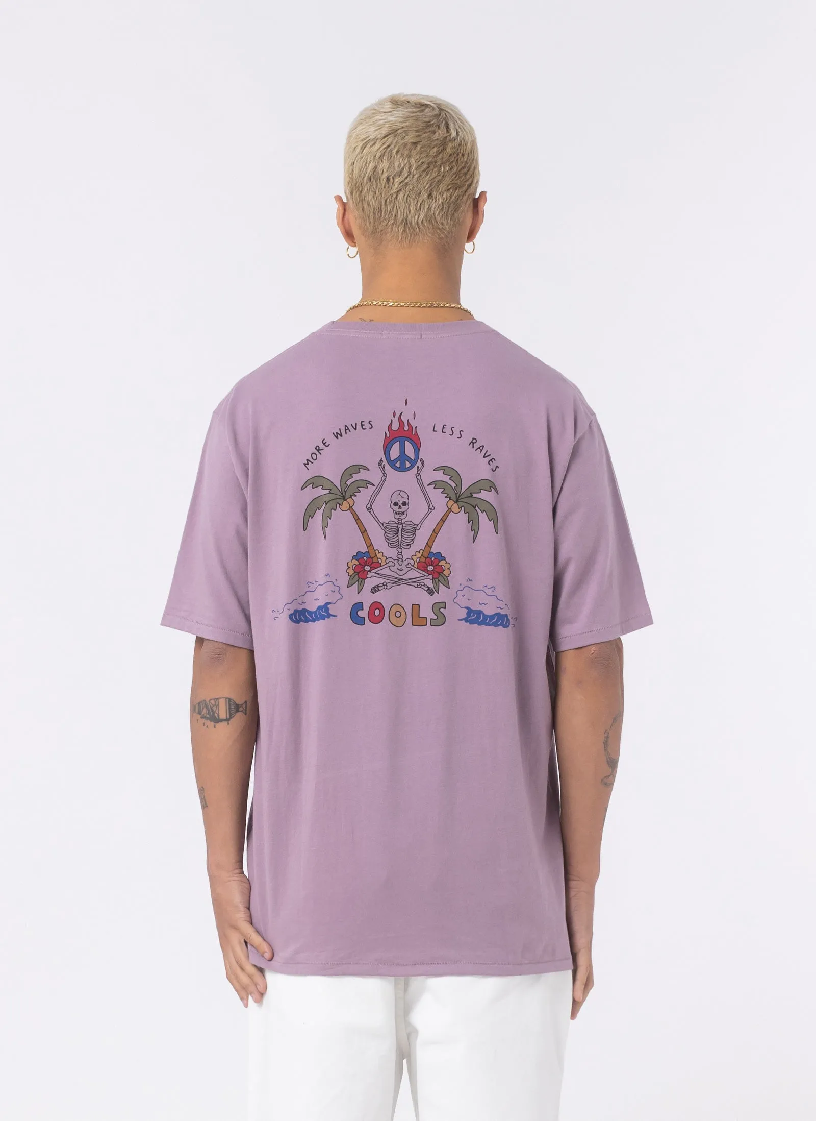 More Waves Tee Dusty Lilac