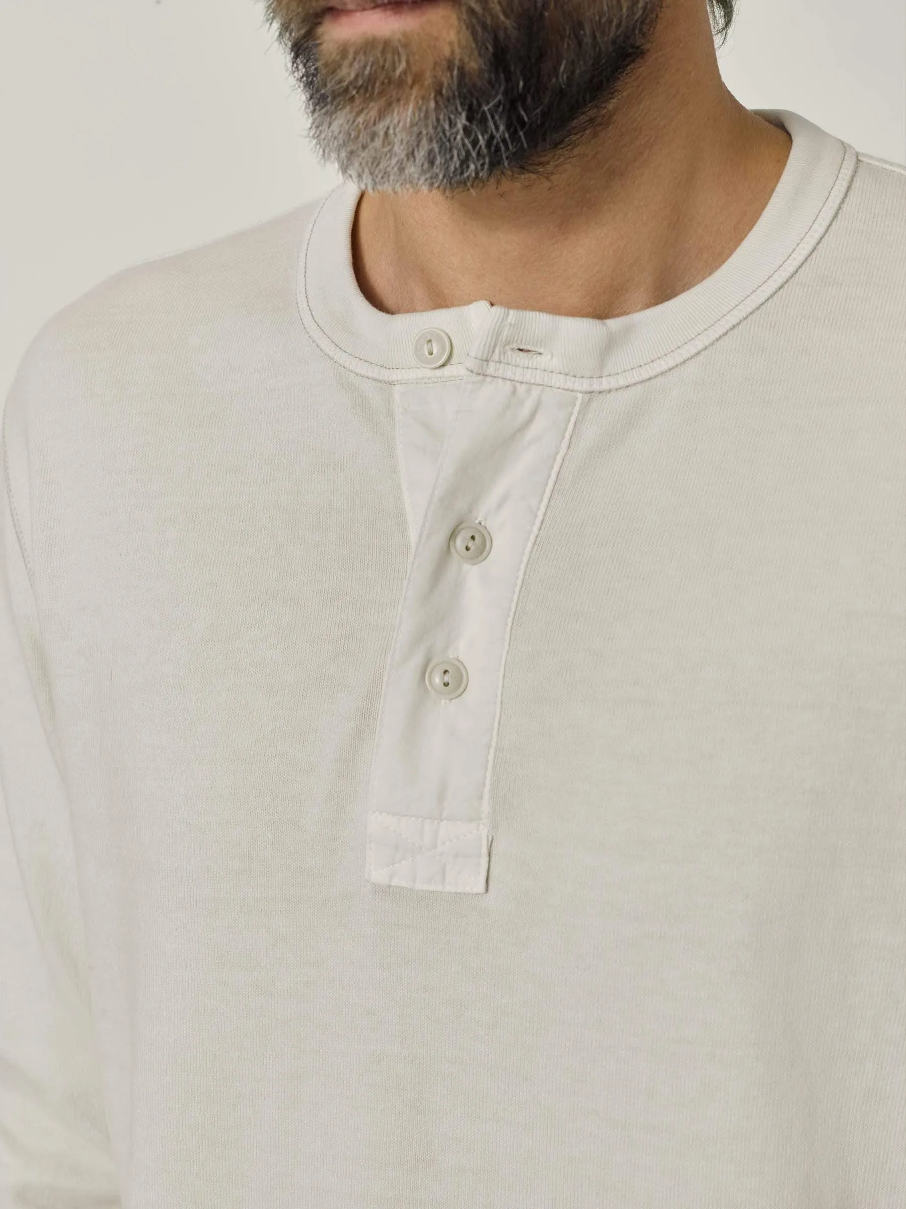 Natural Venice Wash Field-Spec Cotton Surplus Henley