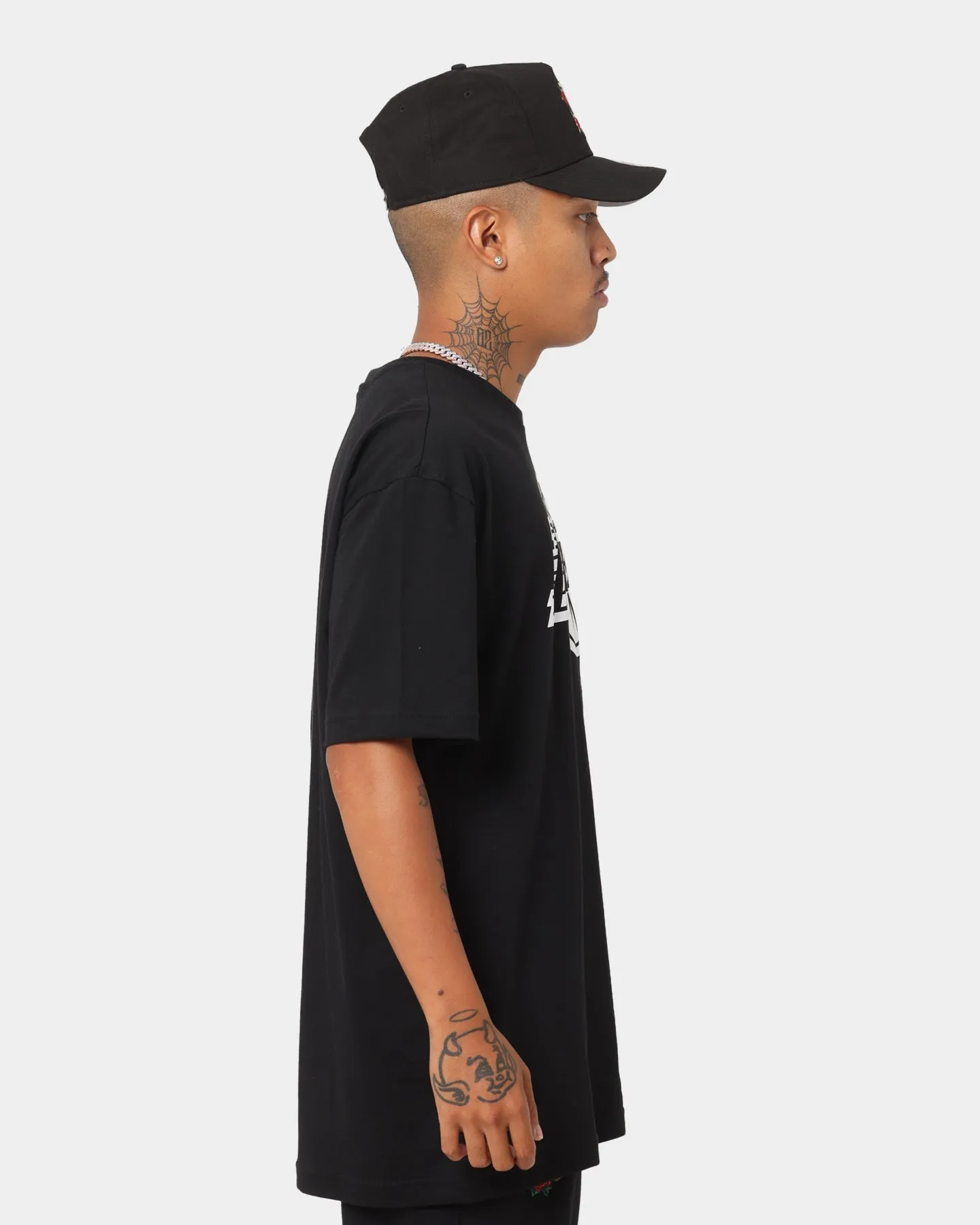 New Era Los Angeles Lakers Rose Oversized T-Shirt Black