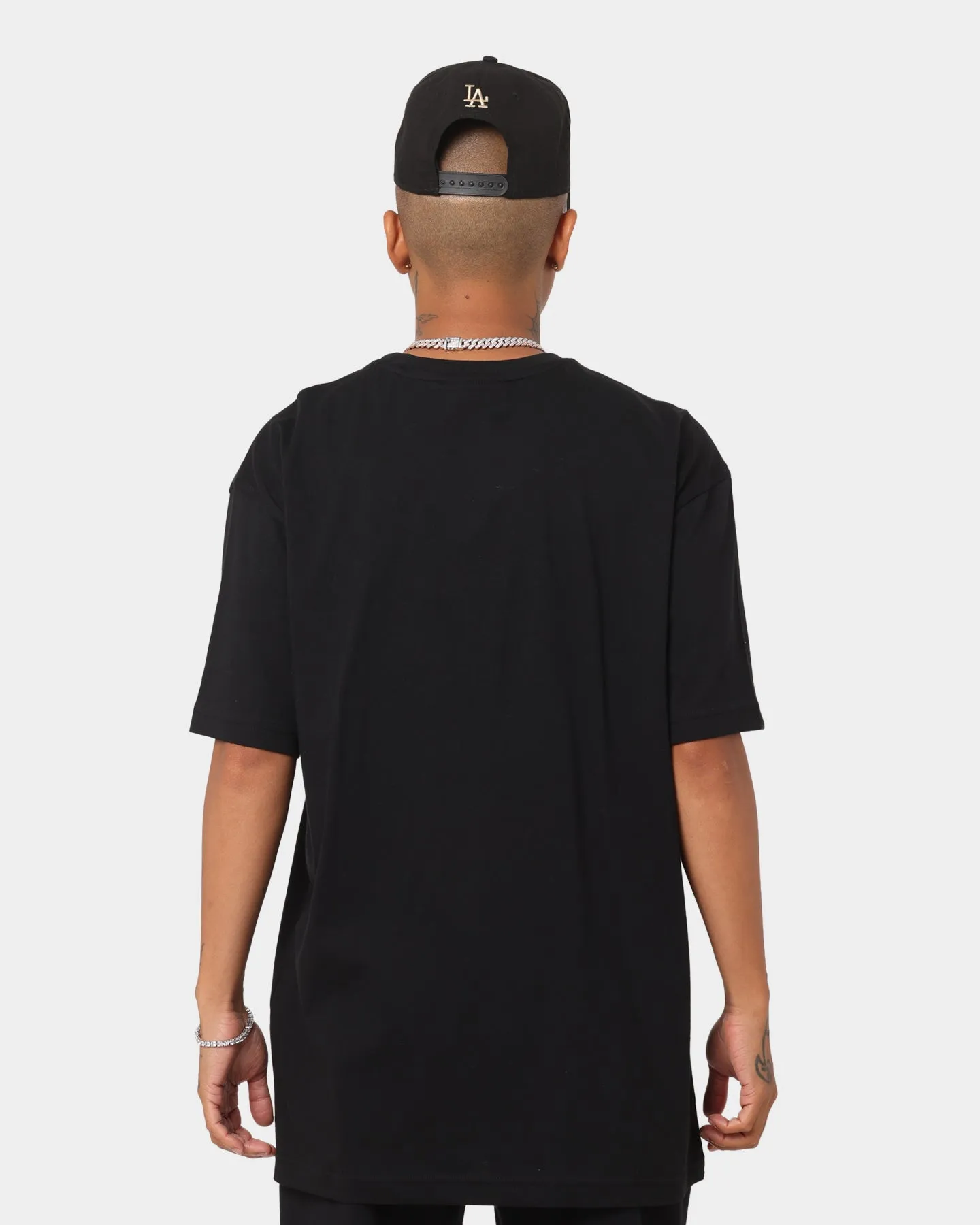 New Era Los Angeles Lakers Rose Oversized T-Shirt Black