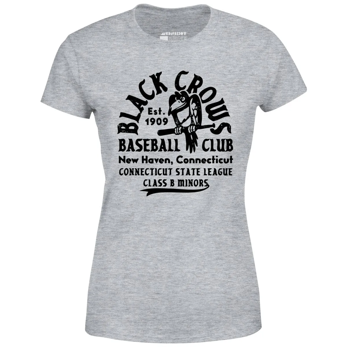 New Haven Black Crows - Connecticut - Vintage Defunct Baseball Teams - Women's T-Shirt