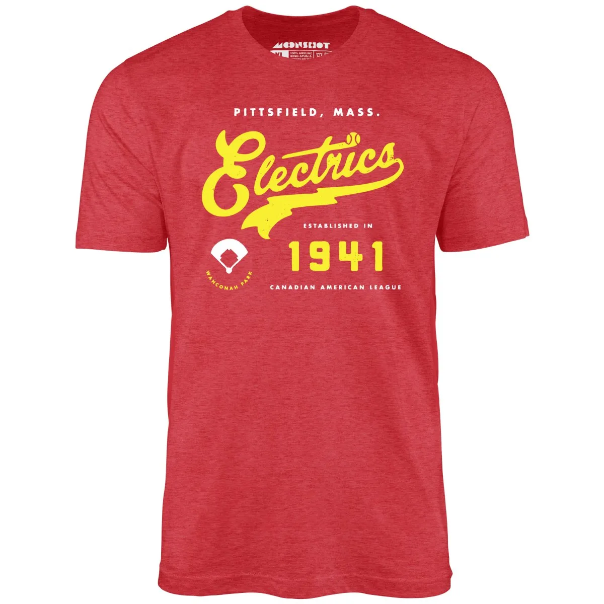 Pittsfield Electrics - Massachusetts - Vintage Defunct Baseball Teams - Unisex T-Shirt